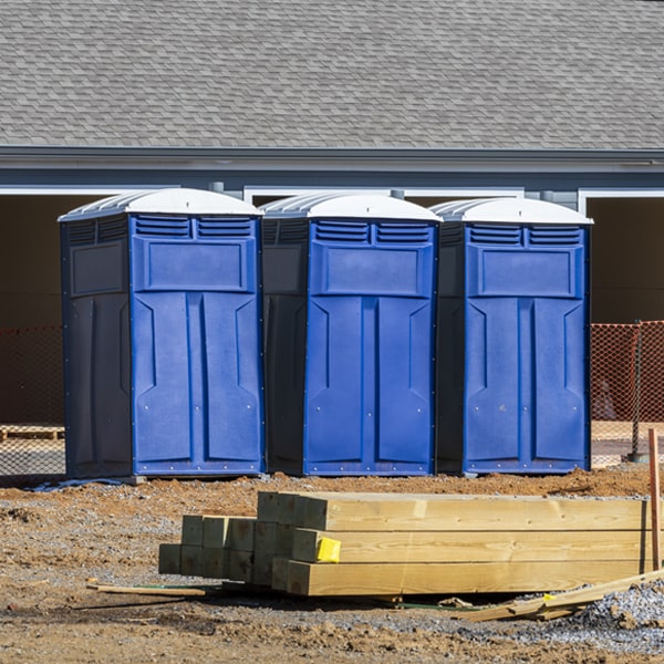 are there any restrictions on where i can place the portable restrooms during my rental period in Virgil